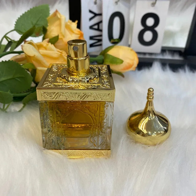 Amouage Cristal & Gold Luxury Aldehyde Chypre Perfume 50ml Long Lasting Cristal Gold Series Elegant Masculine Feminine Exquisite