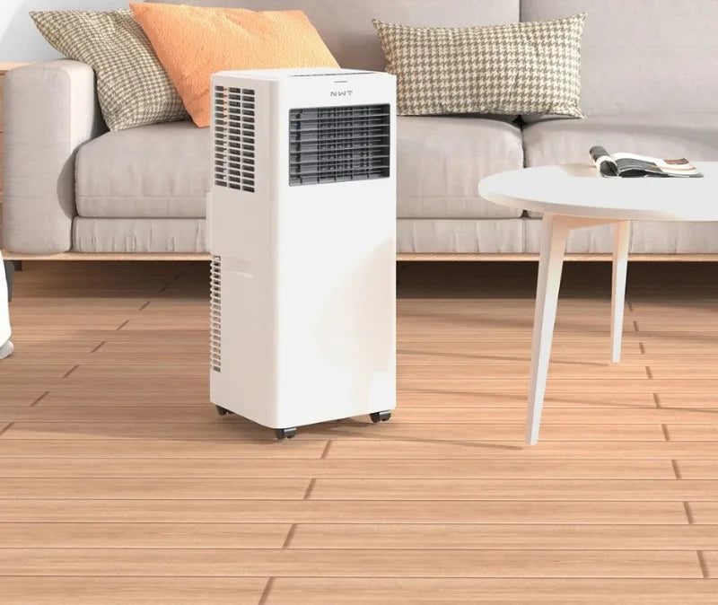 220V 700W Mobile Portable Air Conditioner 3-in-1 Cooling Dehumidifier Air Fan, Installation-Free Removable Mini Air Cooler