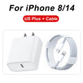 For iPhone PD 35W Fast Charging 17 16 15 Pro Max Air 14 13 12 11 USB-C Quick Charger X XS XR 8 Phone Accessories