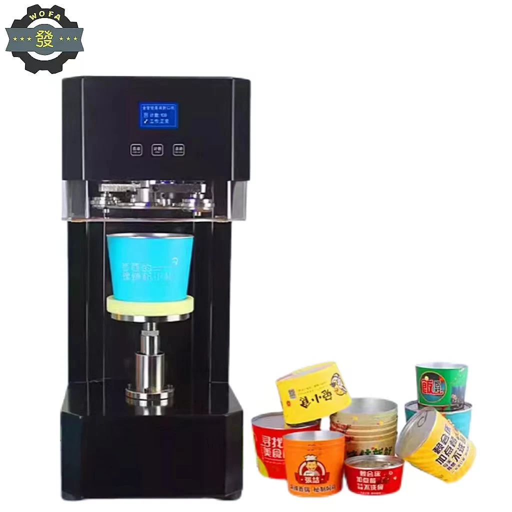 Semi-Automatic Electric Bottle Sealing Machine Easy Operation for Metal Glass Plastic Bottles Food Beverage Use