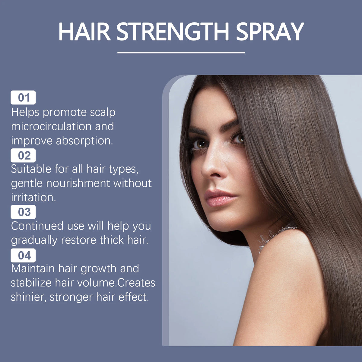 Unisex Anti-Hair Loss Spray & Hair Growth Serum - Nourishes Scalp, Promotes Hair Growth, & Provides Healthy Nutritional Care