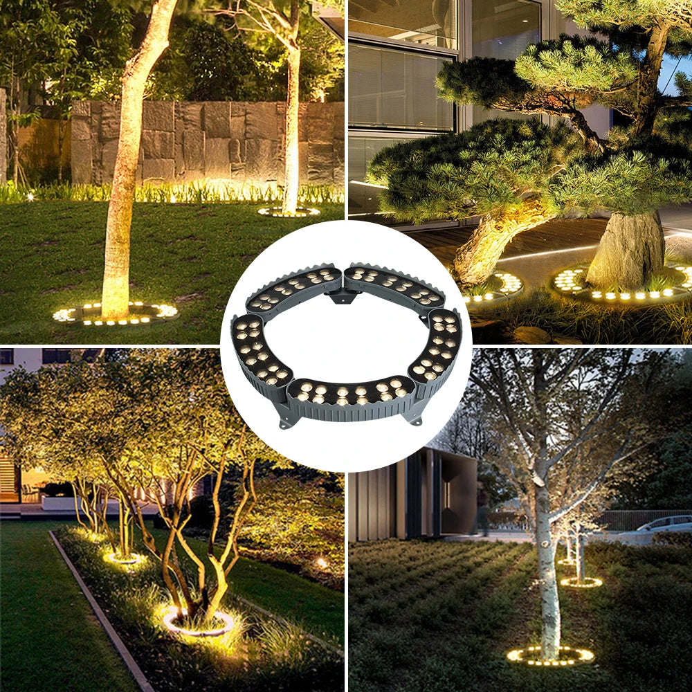 5Pcs LED Tree Hugging Lamp 85-265V Outdoor Christmas Tree Holding Lighting Lamp Waterproof IP65 Garden Park Courtyard Decor Lamp