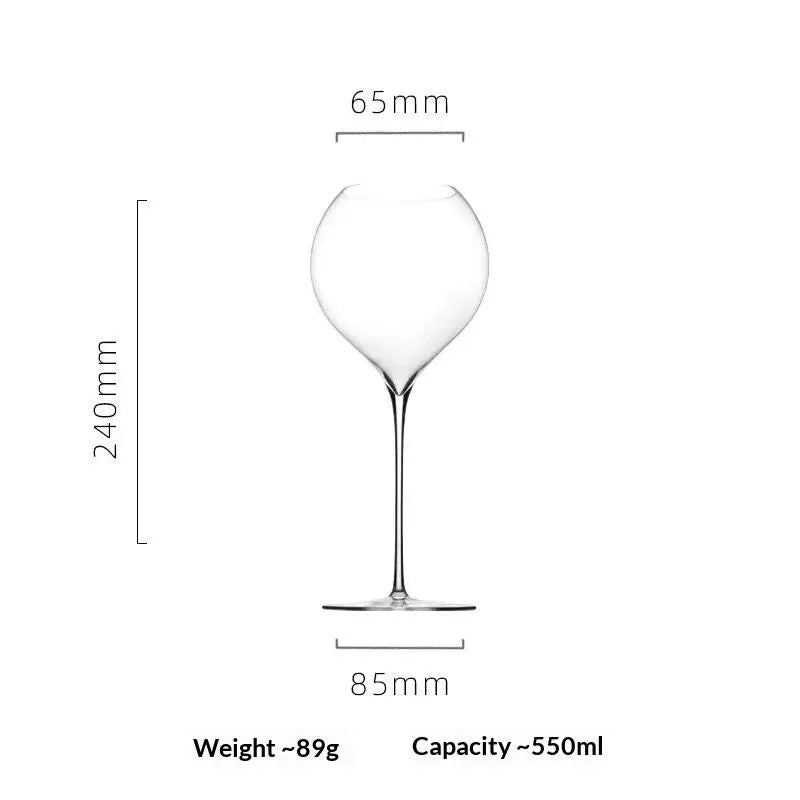 ✔500ml Large Ultra-thin Sheer Red Wine Glasses White Wine Glasses Sparkling Wine Champagne Glasses Bar Barware