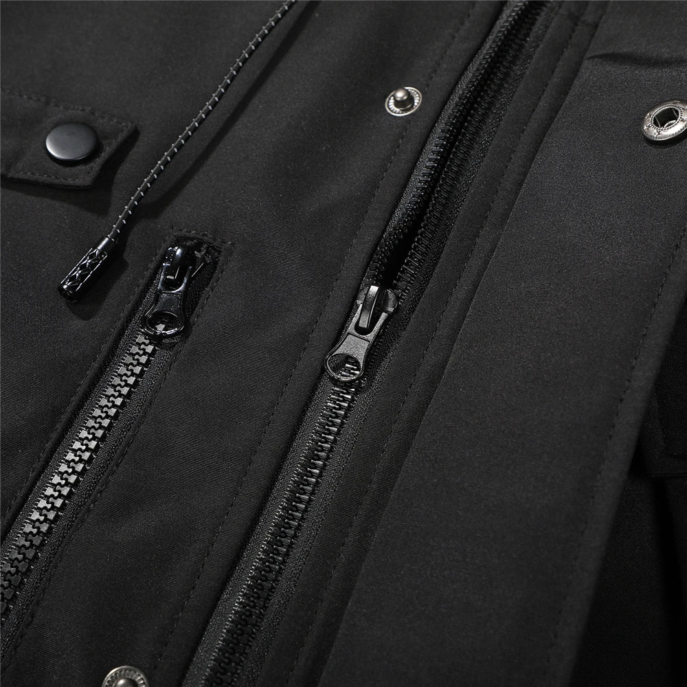 11 BYBB'S DARK 2025 Tactical Jackets Hooded Windbreaker Mens Cargo Function Jacket Fashion Coats Outwear Techwear Streetwear  ﻿