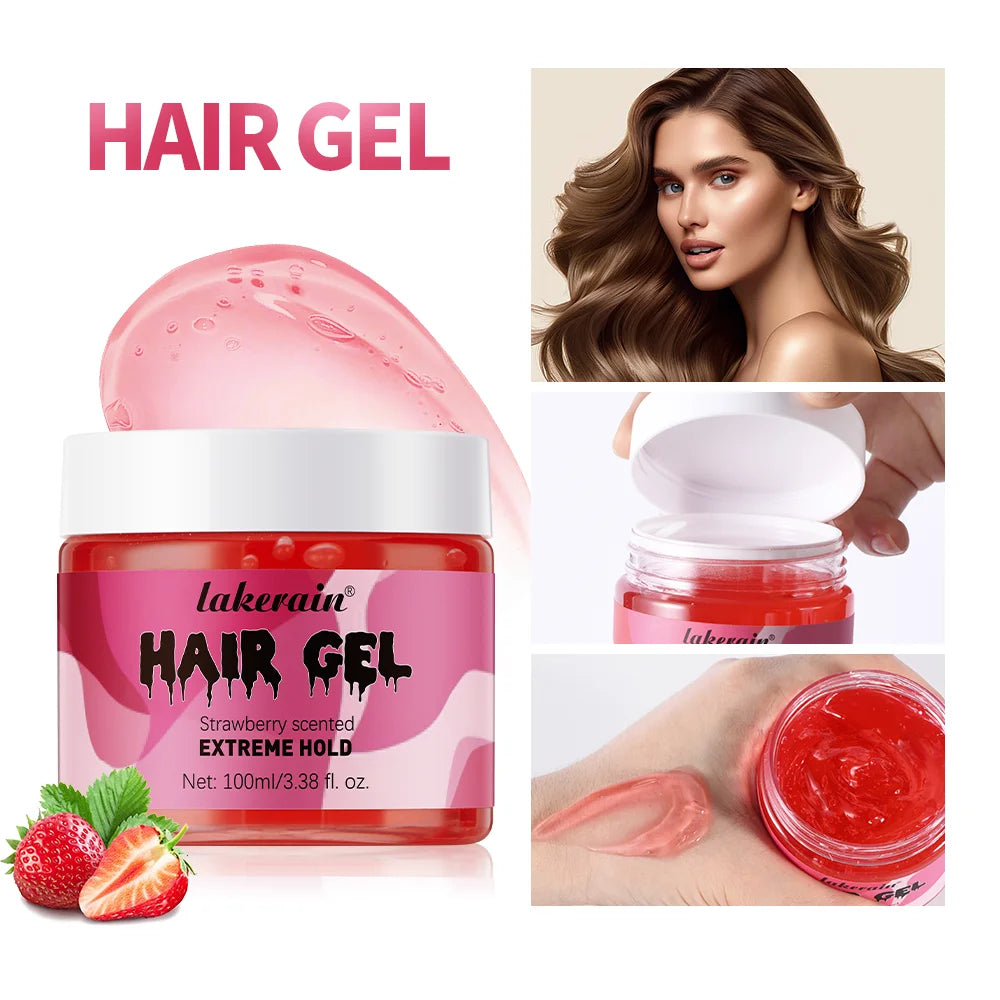 Edge Control Hair Styling Cream For Men Anti Frizz Moisturizing Non Sticky Curl Defining Smoothing Hair Wax For Hairline Edge