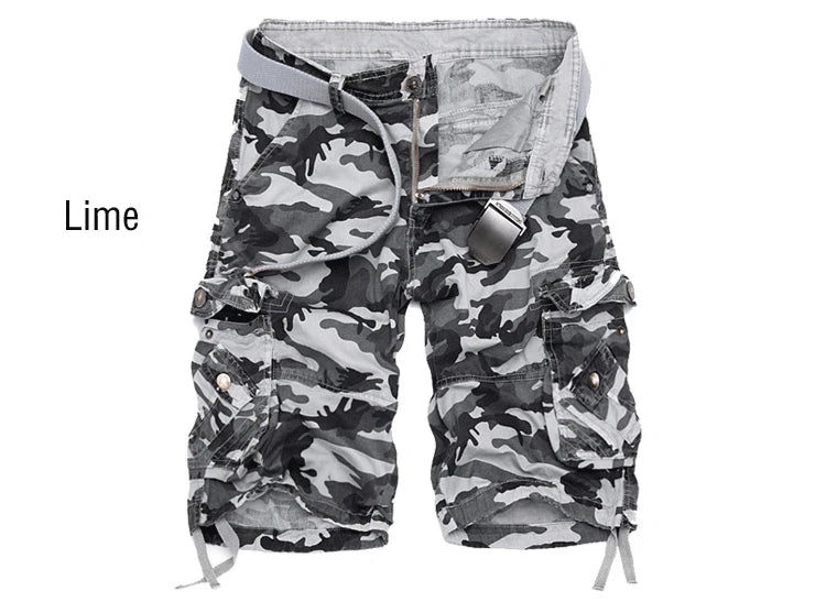 US Size 2026 New Camouflage Loose Cargo Shorts Men Cool Summer Military Camo Short Pants Homme Cargo Shorts