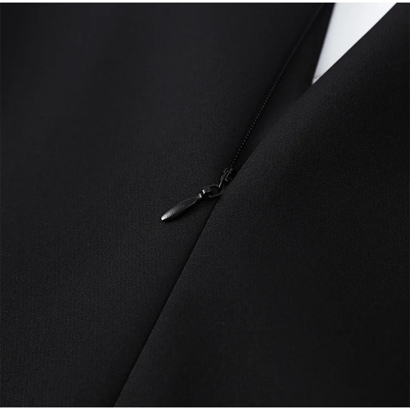 Elegant Hollow Out Mini Dress Women Sexy Long Sleeve Bodycon Waist Cinching Vestidos 2025 Chic Autumn Office Lady Commute Robes