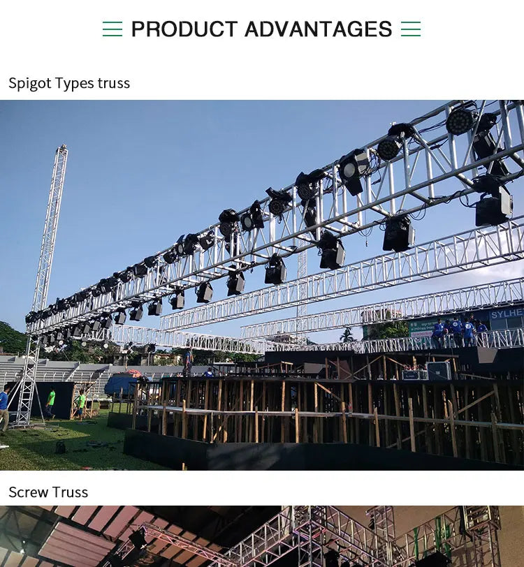 High Quality Truss Aluminum Lighting Truss Bracket for Hanging Speaker Lights Event Truss Arch