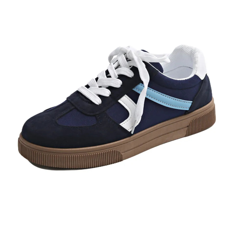 Women's Flat Bottom Sports Shoes Hot Sale Mixed Colors Spring Autumn New Style Sneakers Casual Leisure Student Flats Rubber Sole