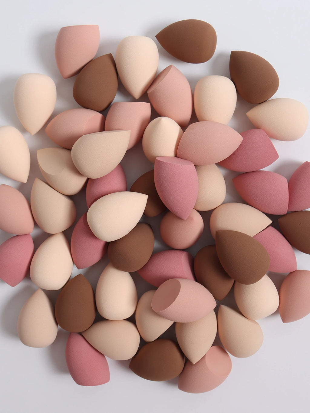 25 Beauty Eggs (Makeup Sponges), Foundation Makeup Mixed Beauty Sponges, Flawless Application for Liquid, Cream and Powder, Multi-Color Makeup