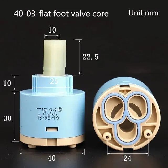 25mm/35mm/40mm Moen Replacement Ceramic Spool Water Mixer Tap Faucet Cartridge Kitchen Bathroom Faucet Replace Part