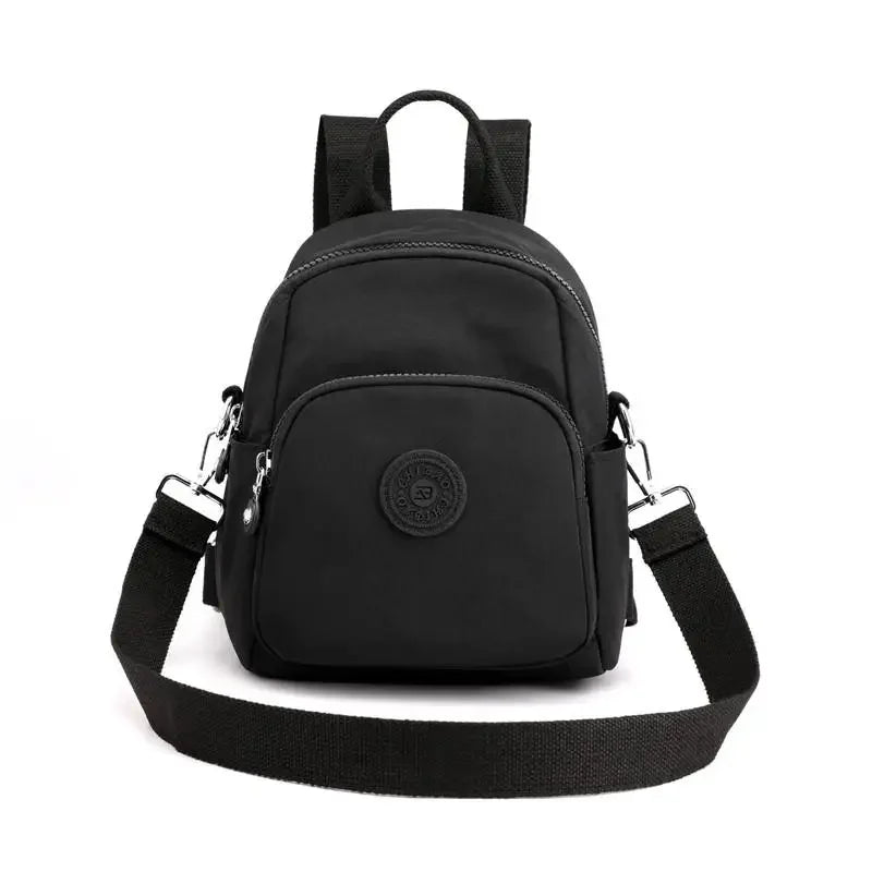 Women's Travel Casual Backpack College Students School Bag Korean Small Canvas Backpack Waterproof Fashion Shoulder Bags