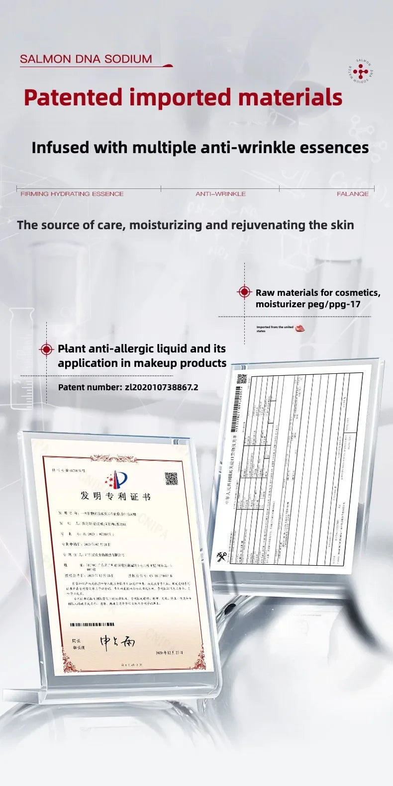 Effective Korea 5ml Salmon DNA  Ampoule Skin Booster Serum Kit Skin Whitening Moisturizing For 0.3mm Meso Serum Good Quality