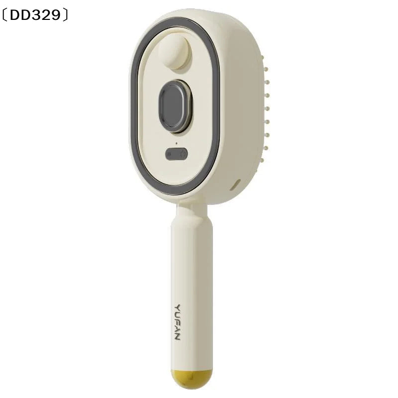 1 Set 3 In 1 Electric Spray Air Cushion Massage Comb Self Cleaning Steam Essential Oil Rechargeable For Frizzy Hair Scalp〔DD329〕