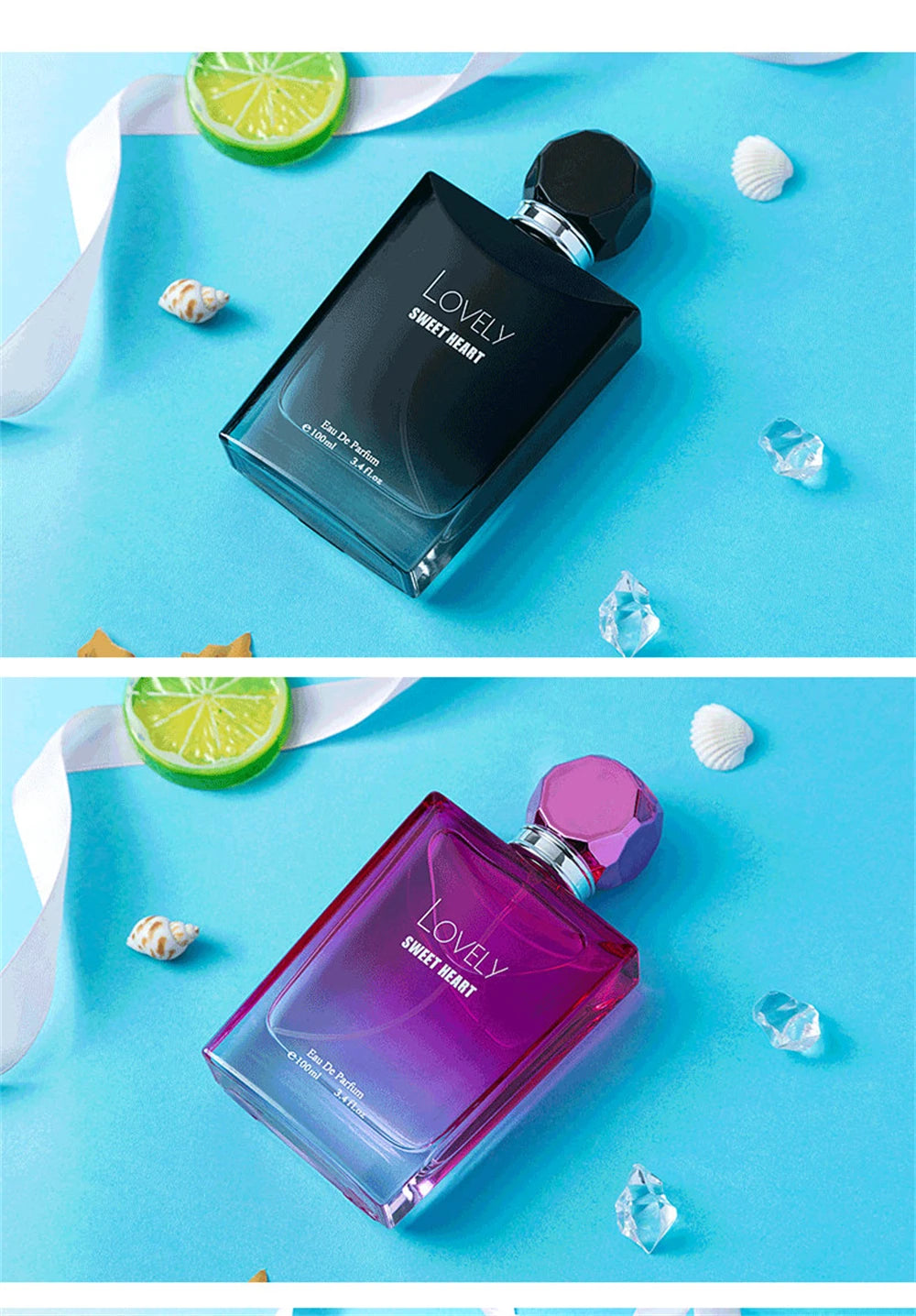Unisex Perfume Women Parfum Femme 100ml Fresh Natural Lasting Fragrance Pheromone Cologne Men Perfumes Hombre Floral Scent Spray
