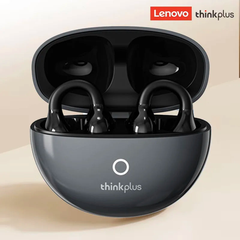 Lenovo LP25 PRO Bluetooth 5.4 Headphones Ear Clip Sport Wireless Headset Long Battery Life Noise Reduction Earphones HD Mic Call