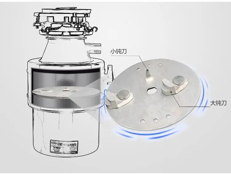 Food waste disposer household wireless switch AC motor wet garbage kitchen waste crusher kitchen