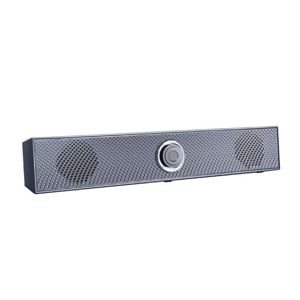 Wired PC Soundbar Stereo Strong Bass Bluetooth Speaker Wireless Compact Stereo USB Powered Soundbar Conference Room