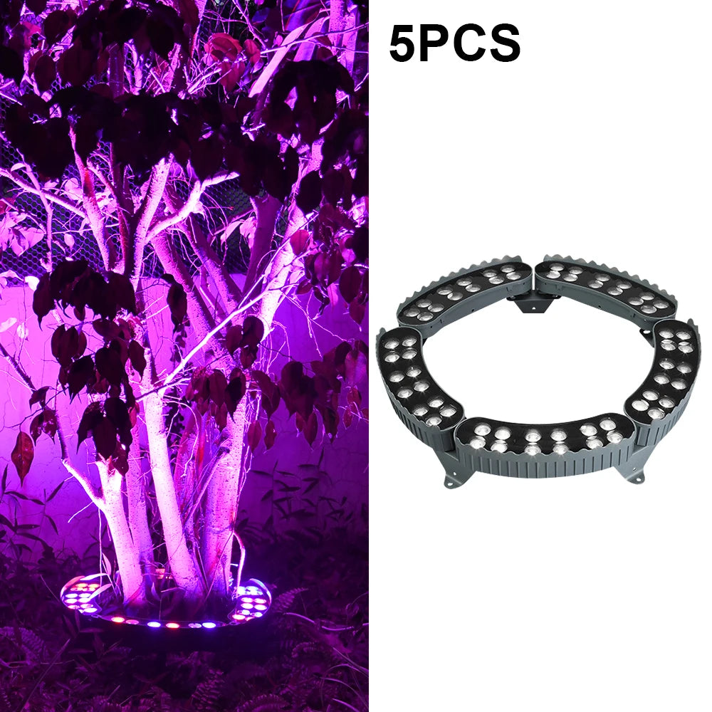 Outdoor LED Lawn Spotlights RGB Tree Holding Light IP65 Waterproof Landscape Lighting Lamp for Garden Path Large Tree Decor Lamp