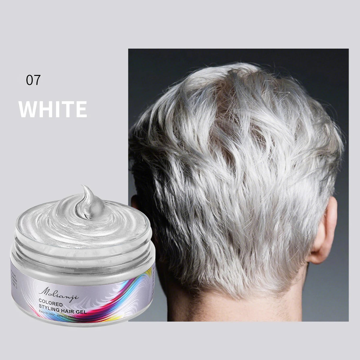 Disposable Hair Dye, Easy to Color, Easy to Clean, Instant Coloring, Creating colorful and Fashionable Hairstyles