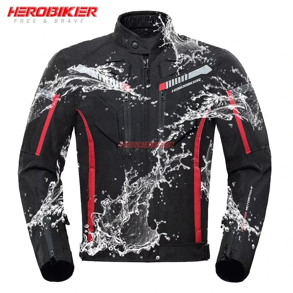 Motorcycle Jacket Waterproof Winter Warm Top