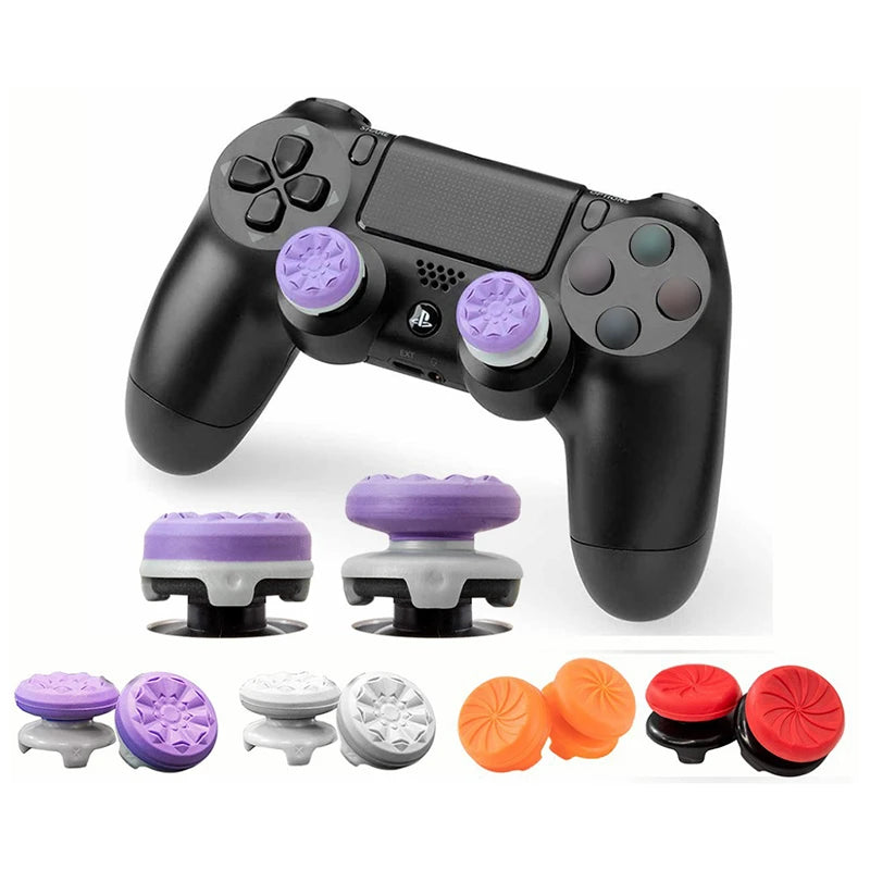2pcs Hand Grip Extenders Caps Game Controller Gamepad Thumb Stick Grips Rocker Stick Extenders Caps For PS4 PS5 Xbox Accessories