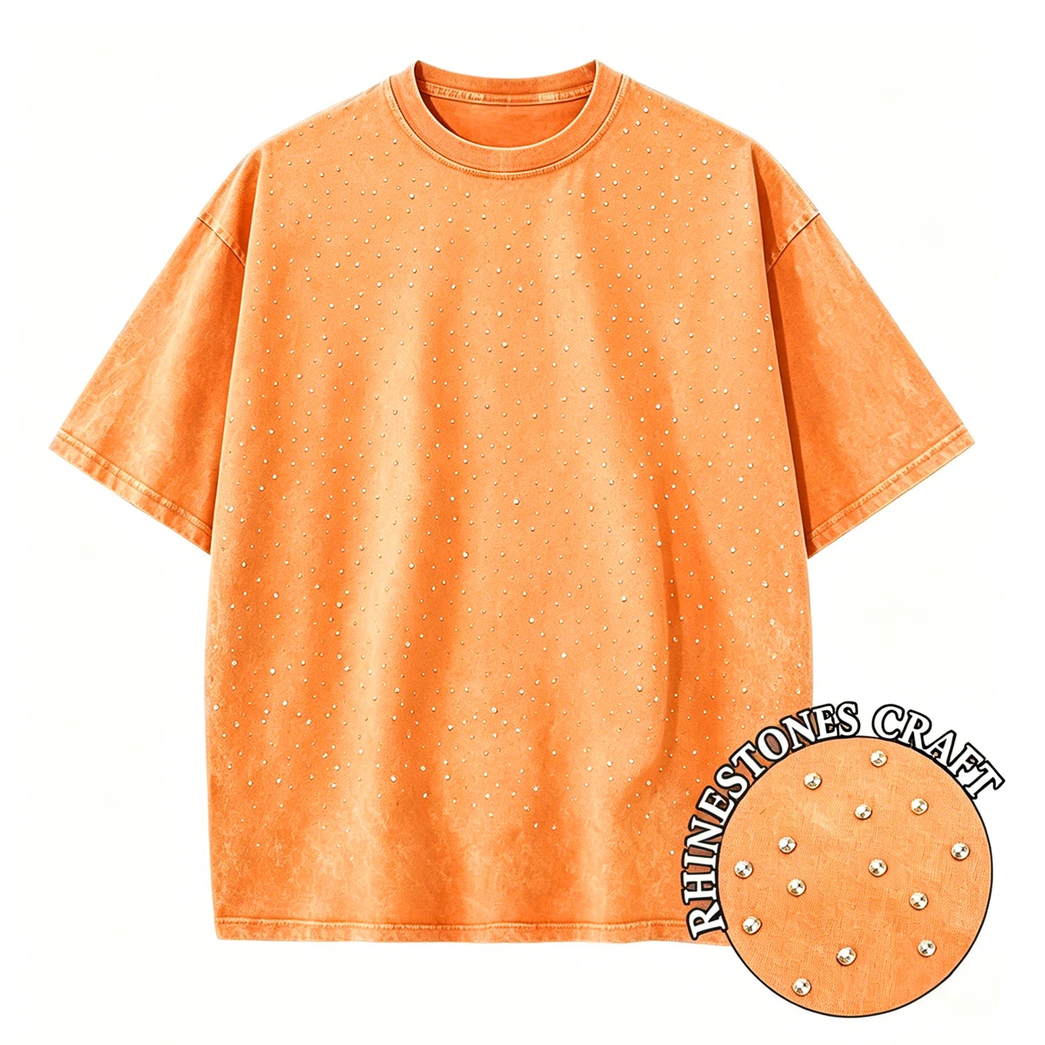 Solid Washed And Distressed T Shirt Men Trendy Loose Holes Clothes Summer Breathable Fitting Pure Cotton Soft Unisex T-Shirt