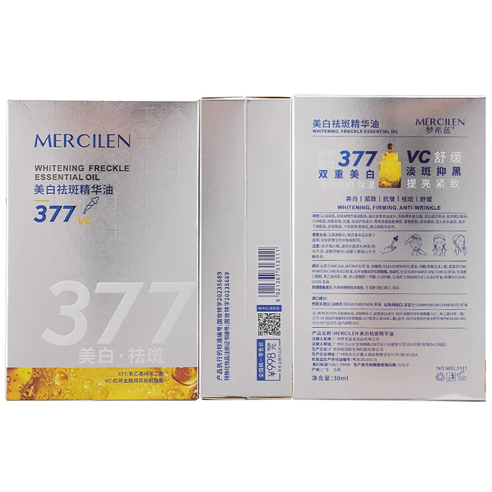 377 Whitening Essence Oil Facial Care Tightening Moisturizing Hydrating Brightening Skin Face Serum Korean Skincare Products
