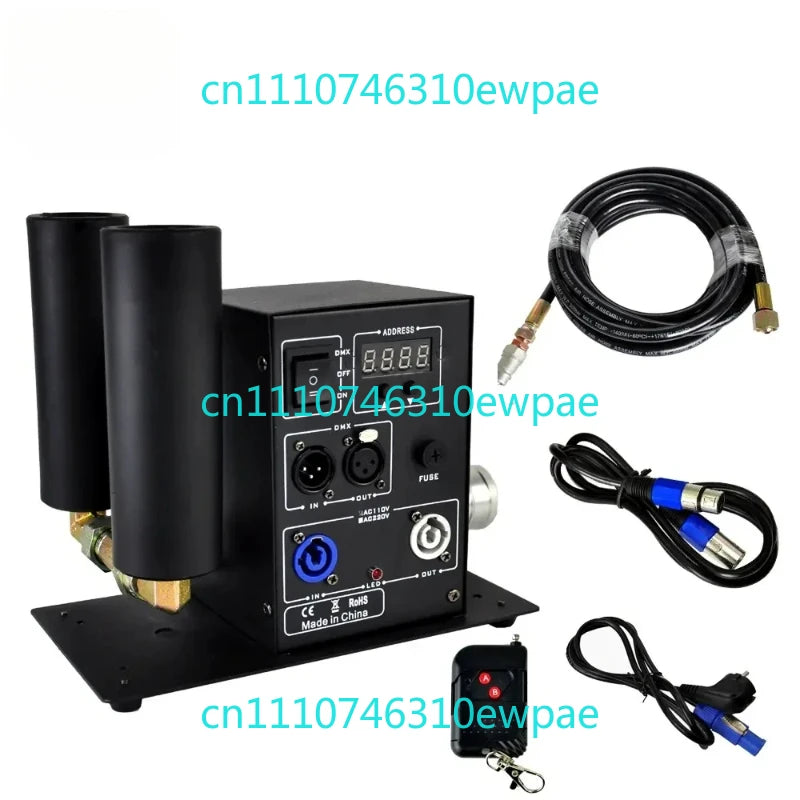DMX CO2 Jet Machine with LCD & Remote Control, Carbon Dioxide Fog Effect for Stage Wedding