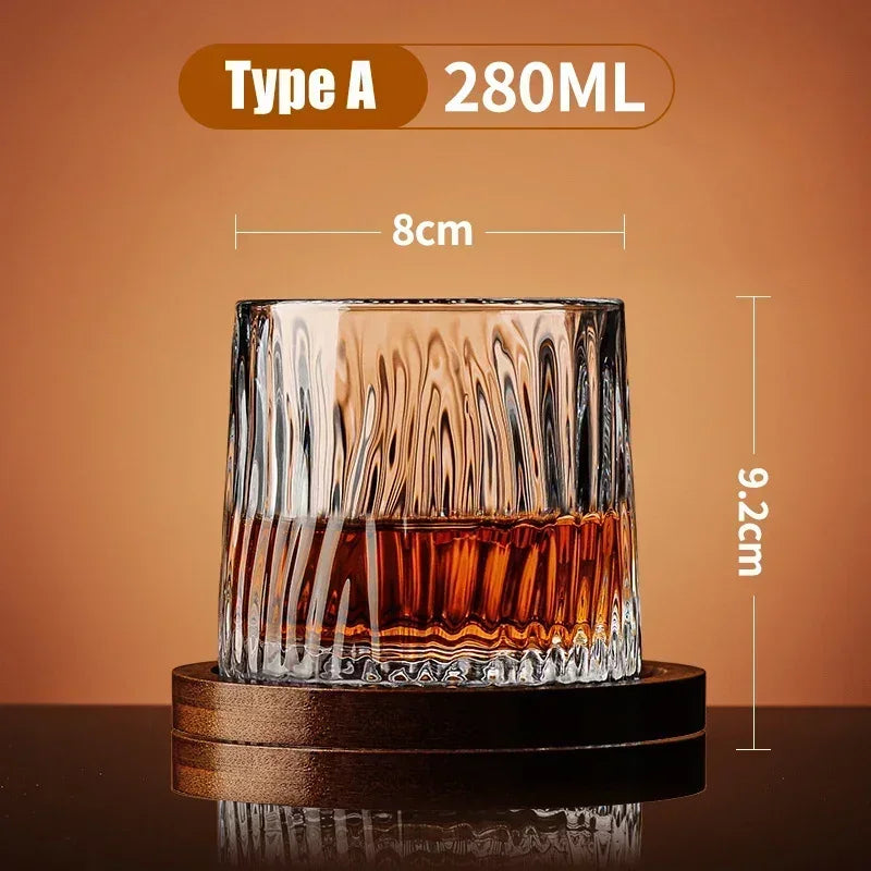 Whiskey Glass Foreign Wine Glass Household Crystal Classical Tumbler Decompression Glass Beer Glass
