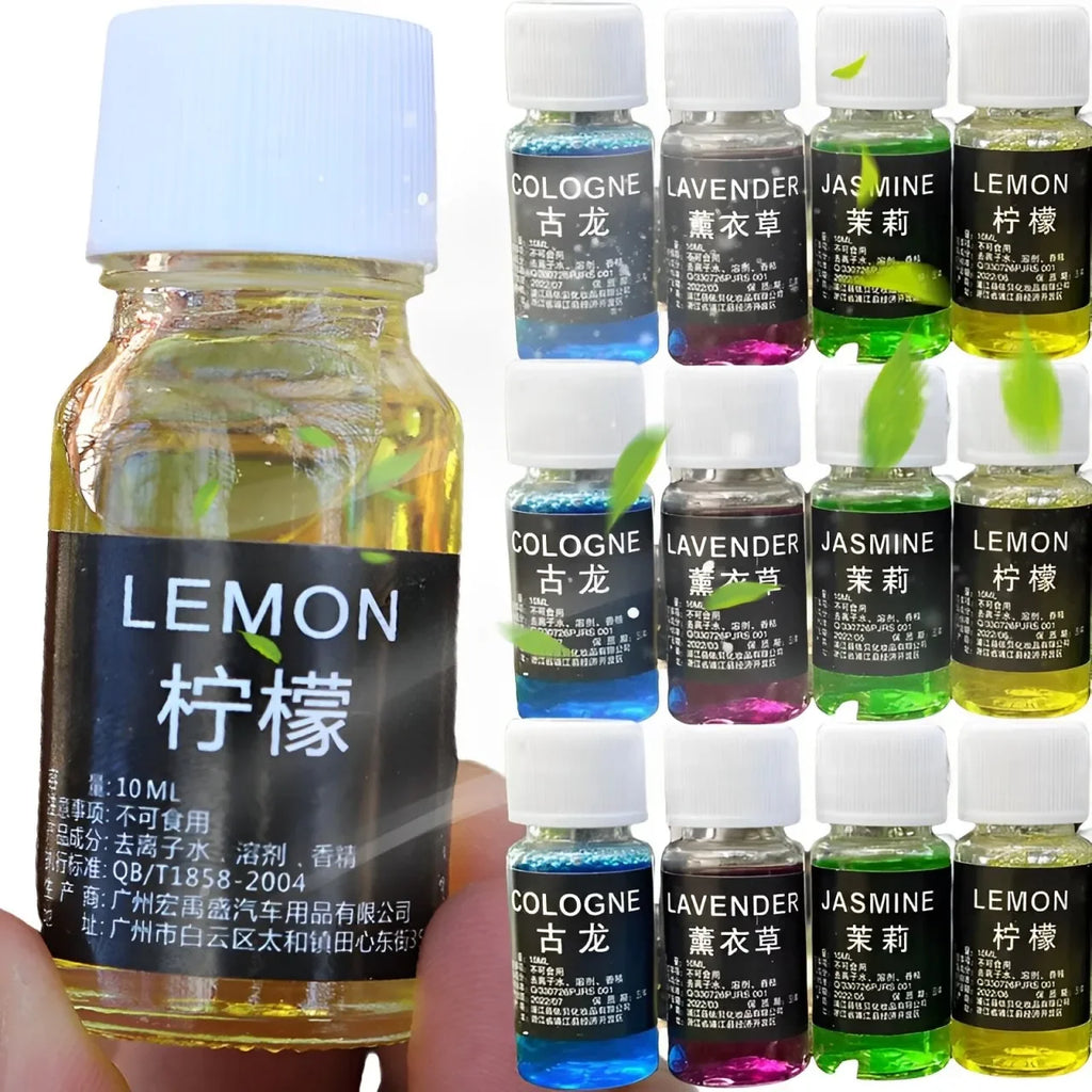 10ml Car Perfume Refill Air Freshener Natural Plant Essential Oil Aroma Diffuser Fragrance Humidifier Essential Oil Freshener