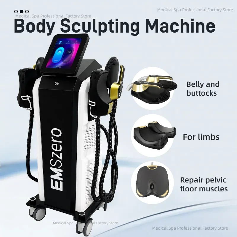EMS Body Sculpt Machine RF Sculpting Muscle Stimulation Burning Fat 6500W Slimming Weight Loss Equipment HI-EMT EMSzero