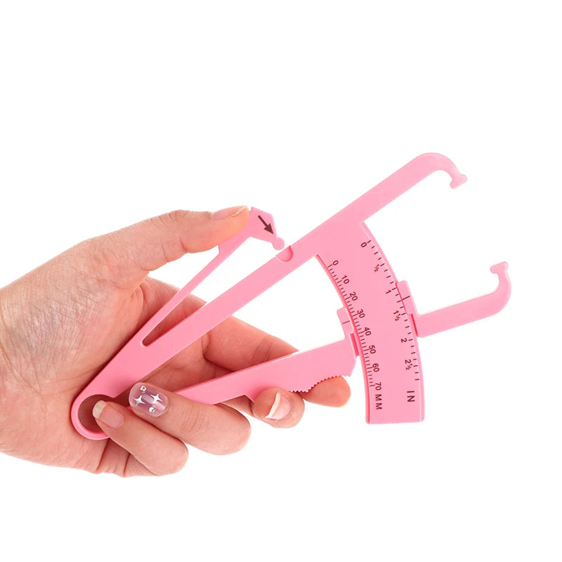 80mm Body Fat Caliper Adipometer Skinfold Measurement Slimming Lose Weight Body Fat Measure Tester Fitness Beauty Health Care