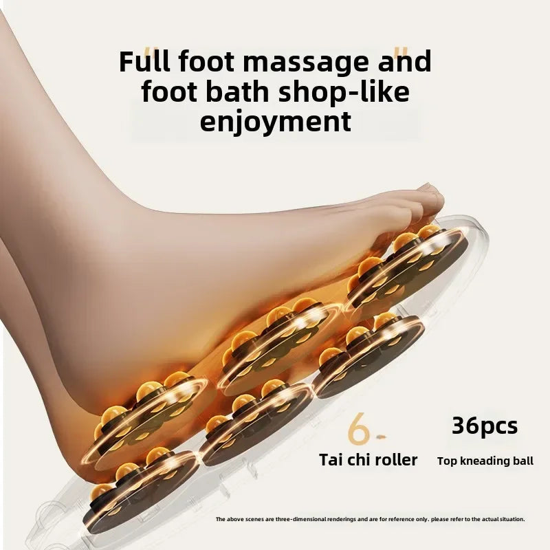 Fully Automatic Constant Temp Massage Foot Bath Tub Household Relax Foot Soak Basin