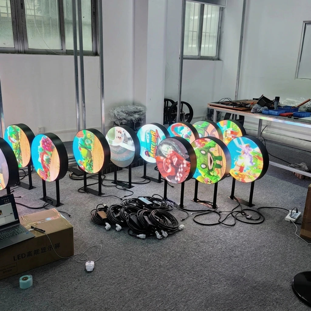 High Resolution Outdoor/Indoor P3.91 Micro Tile Led Display Screen, 500x500mm 500x1000mm for Corporate Lobby Control Room Museum