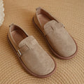 2025 New Thick Bottoming Women's Retro Spring and Autumn  Loafers Flat Non-slip with Skirt Soft Sole Single Shoes Женская Обувь