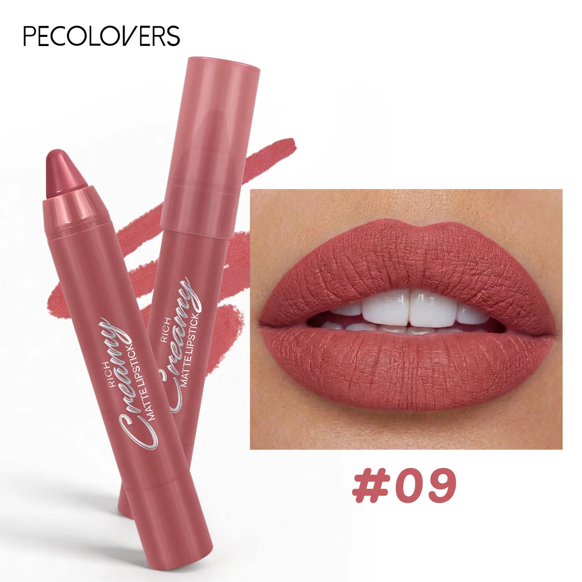 6PCS/SET Creamy Matte Lipstick Kit, 6 Versatile Everyday Lip Shades, Silky Smudge-Proof Lip Crayon, Smooth Glide-On Application, Lightweight Comfortable Wear, Travel-Friendly Beauty Essentials