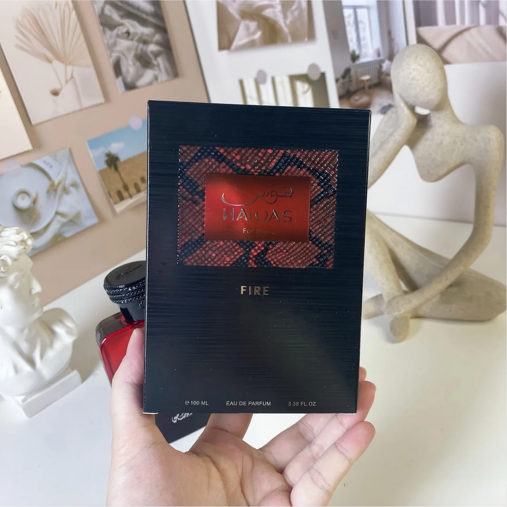Hawas Fire For Him Eau De Parfum 100ml Perfume For Men Long Lasting Fragrance