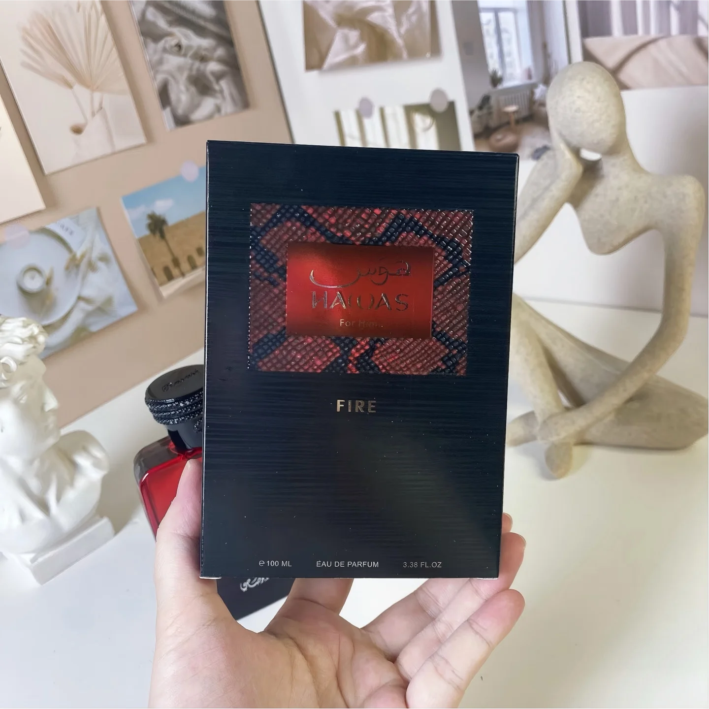 Hawas Fire For Him Eau De Parfum 100ml Perfume For Men Long Lasting Fragrance