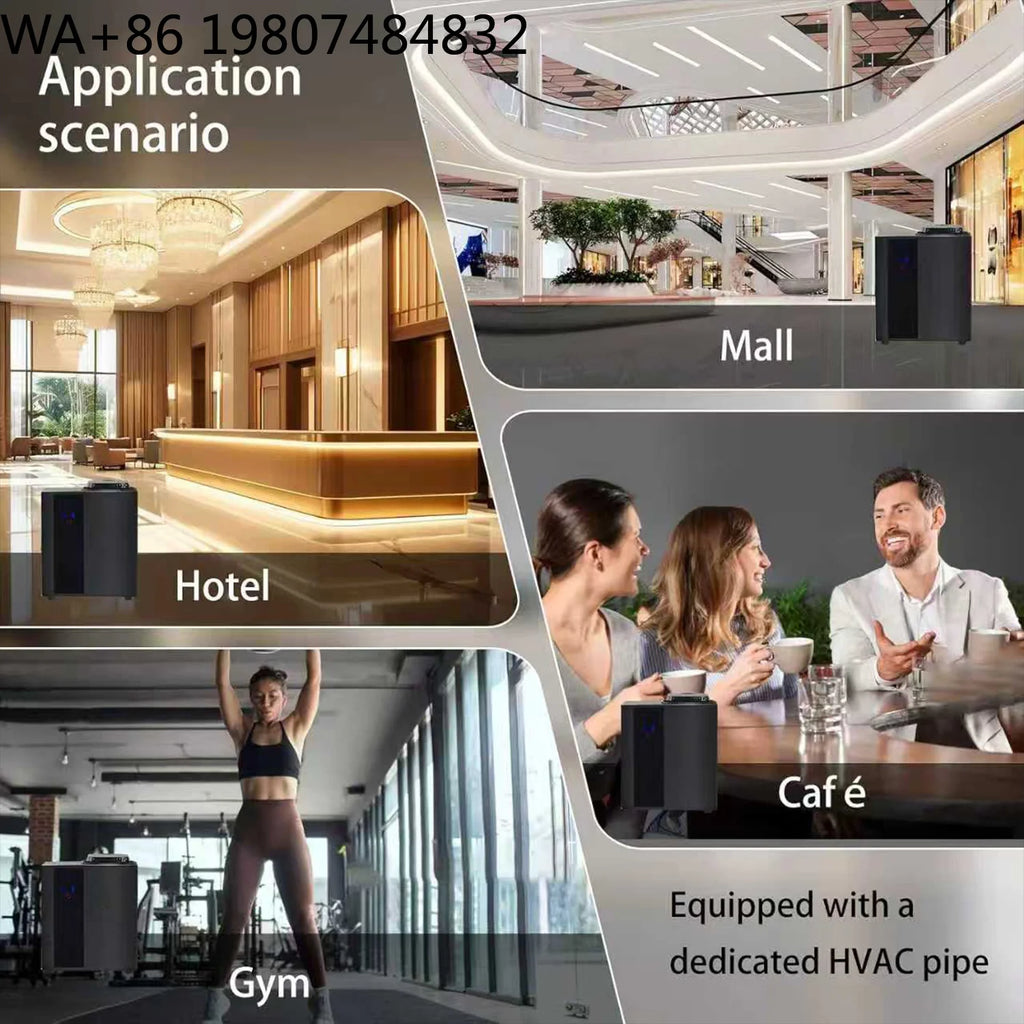 Wifi 4G Dual Control HVAC Waterless Scent Nebulizer 200ml Capacity Essential Oil Diffuser Silent Perfume Sprayer Wholesale