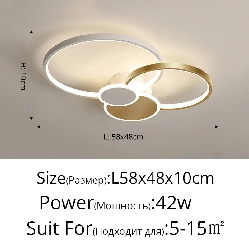 New Modern LED Ceiling Lights For Living Room Chandelier Bedroom Kitchen Ceiling Lamp Modern Apartment Hotel Chandelier Lighting