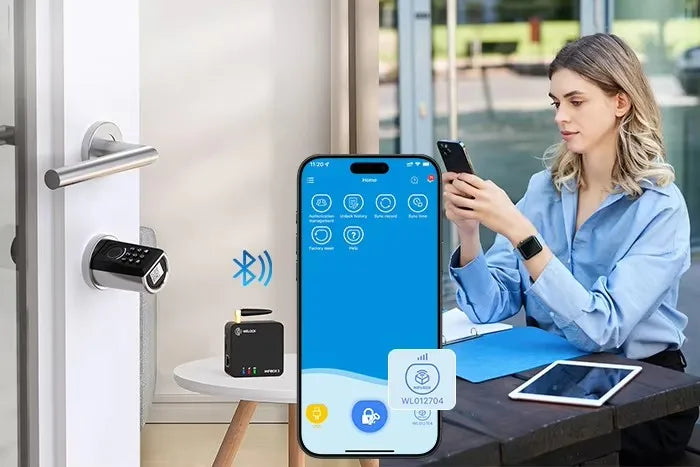 WELOCK TOUCA51 Smart Lock Fingerprint & Keypad Entry, Keyless Door Lock for Home/Office