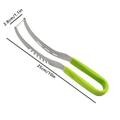 Watermelon Cutter Stainless Steel Windmill Design Cut Watermelon Knife Kitchen Gadgets Salad Fruit Slicer Cutter Tool