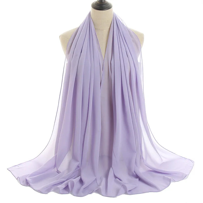Ramadan Islamic Instant Bubble Chiffon Shawl Scarf Lady Head Wrap Women Hijabs Scarves Bufandas Muslim Veil Hijab Snood 180*70cm