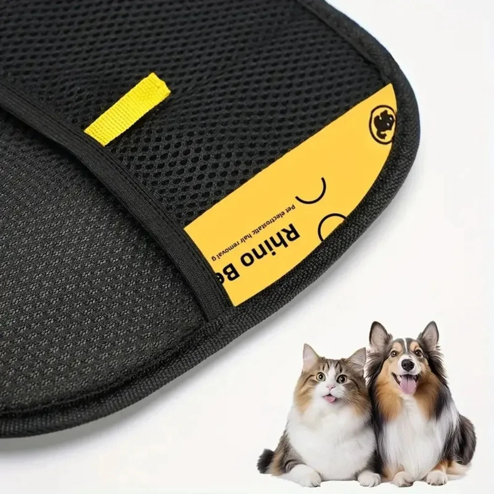 1/2PCS Reusable Lint Remover Brushes Static Electricity Glove, Pet Hair Removal Multi-Purpose Cleaning, For Pet Hair Cleaning
