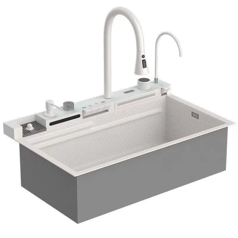 Kitchen Sink Nano Stainless Steel Kitchen Sink Large Single Bowl Wash Basin Kitchen Items Kitchen Sink Dishwashing Sink