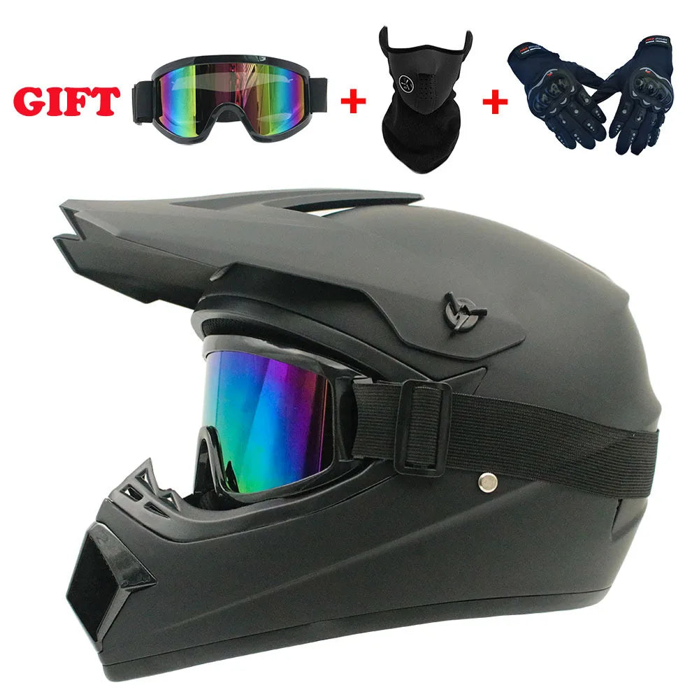 All-New Full Face Off-Road Motorcycle Helmet Downhill AM DH Motocross Cross Casco Capacete Helmets + Free Shipping & 3 Gifts