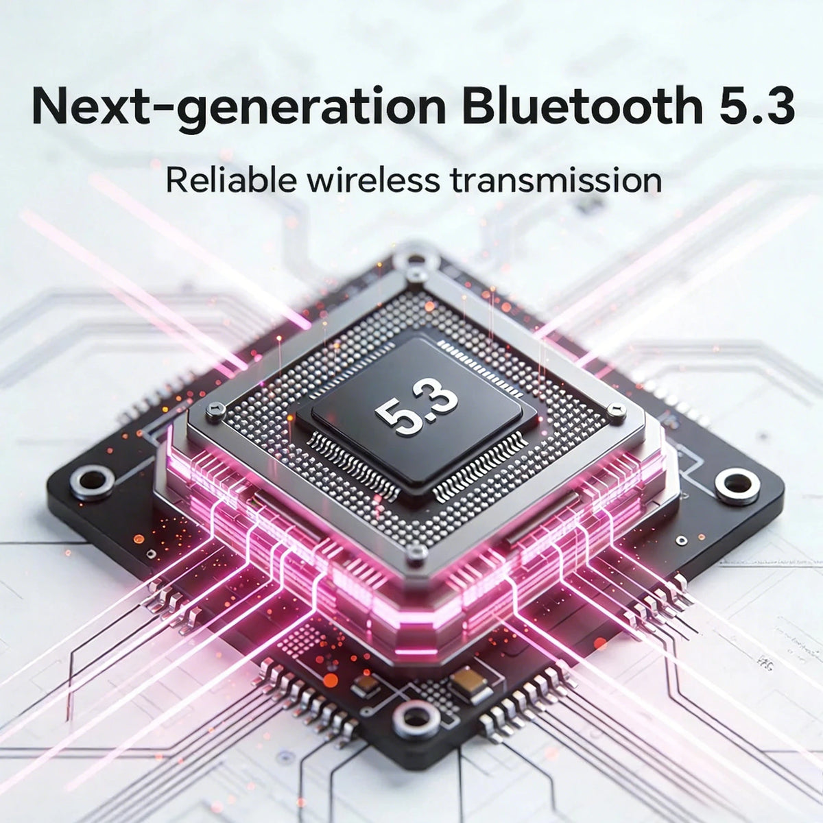 Mini Earphones Wireless Bluetooth Earbuds Long-Lasting TWS with Noise Cancellation Headphones Extended Battery Life for Sports