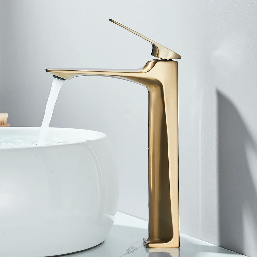 Black Bathroom Sink Faucet for Two Hole Kitchen Stainless Steel Washbasin Shower Faucet Accessories Hot & Cold Water Mixer Tap