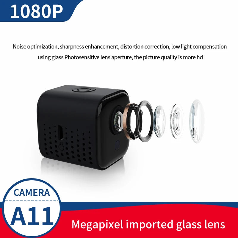 Mini IP Camera 1080P HD Wireless WiFi Camera Motion Detection Home Security Baby Safety Monitor Camera for Smart Home